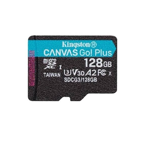 карта памяти Kingston microSD 10 Canvas Go Plus A2 U3 V30 128Gb (class 10) без адаптера фото 